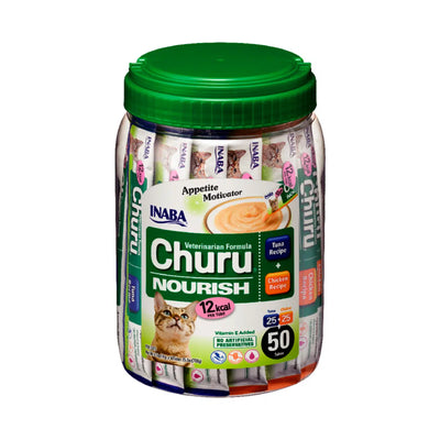 Churu Vet Nourish pack 50 unidades snack cremoso para gato empaque