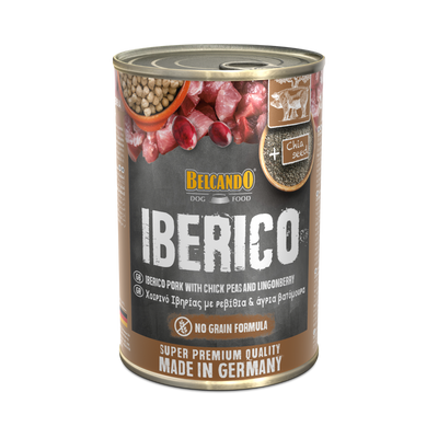 Belcando cerdo ibérico garbanzos y arándanos lata 400 grs alimento húmedo perro