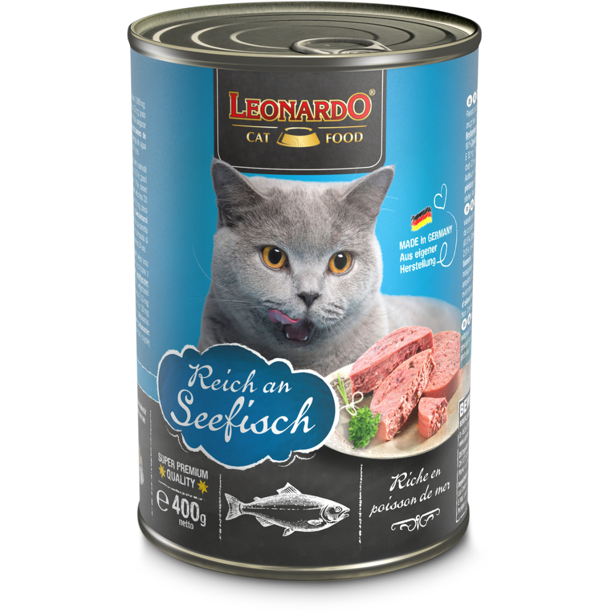 Leonardo Quality Selection Pescado Lata 400 Grs.