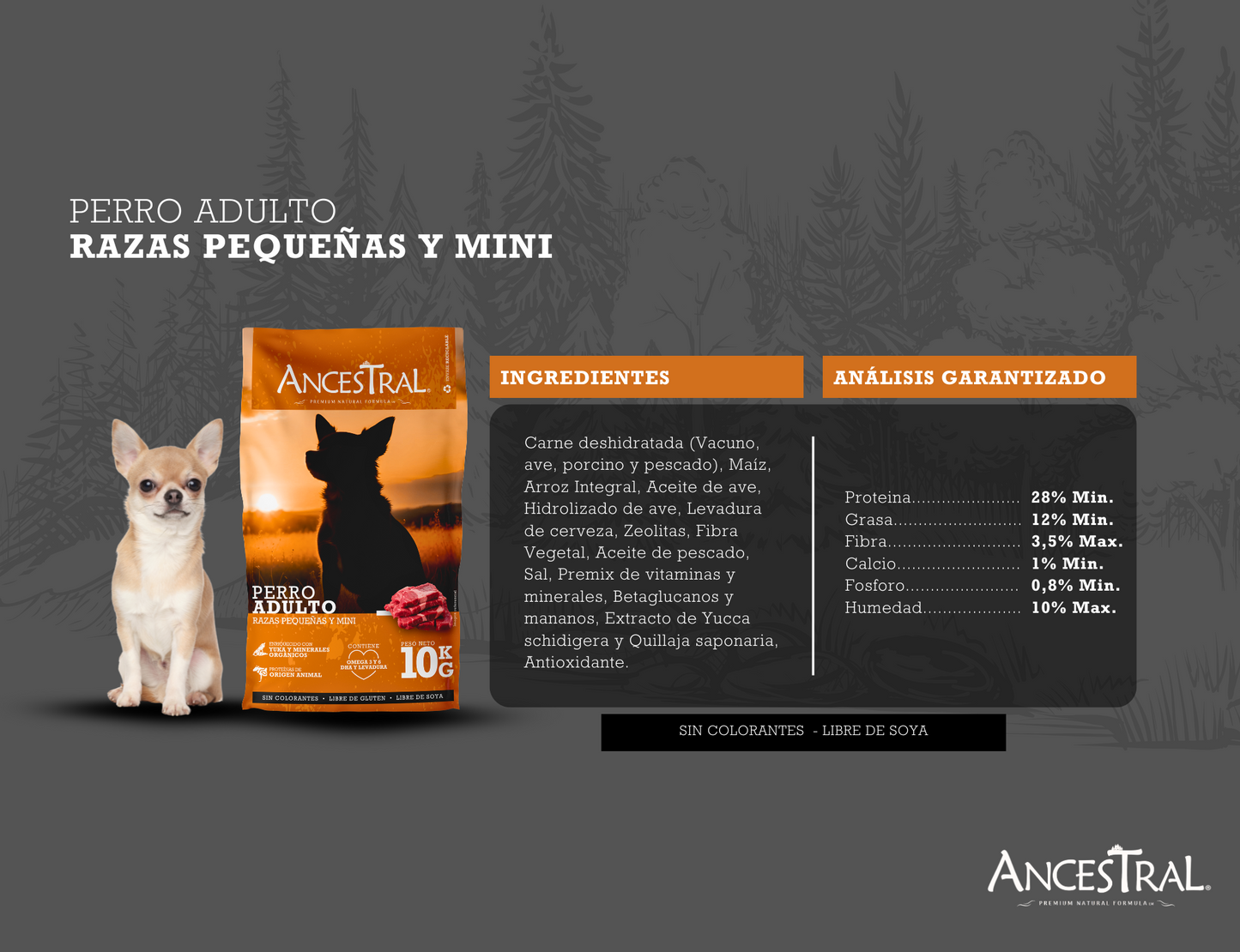 Ancestral Perro Adulto Razas Pequeñas y Mini 10 Kg