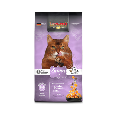 Leonardo gato senior grain free alimento seco vista frontal