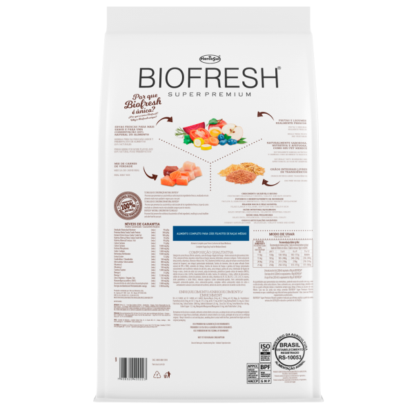 Biofresh Perro Cachorro Razas Medianas 3 Kg