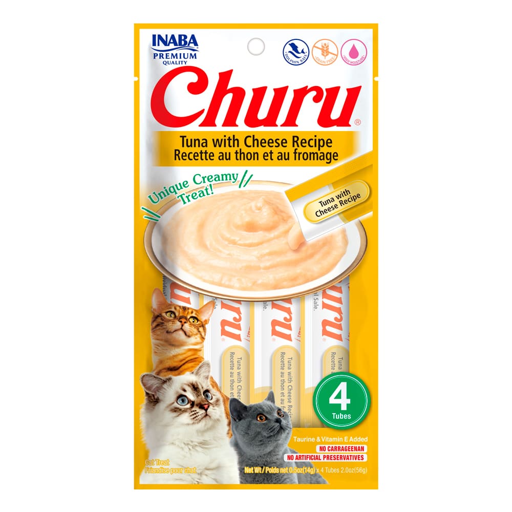Churu Snack Sabor Atún con Queso 4 Uds.