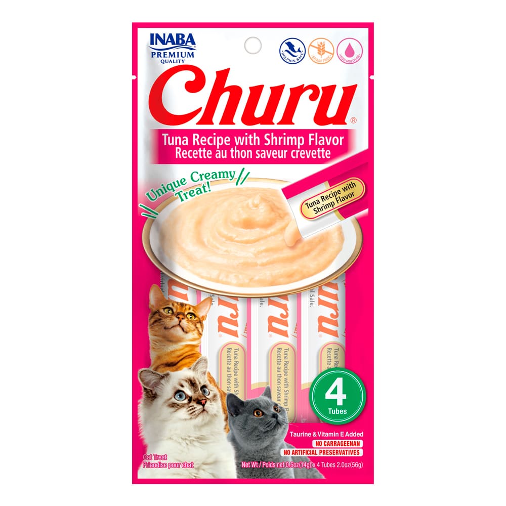Churu Snack Sabor Atún con Camarón 4 Uds.