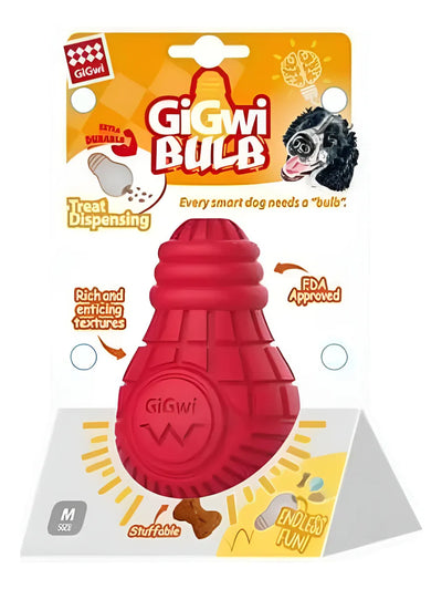 Gigwi Bulb dispensador de snacks tamaño M juguete interactivo perro