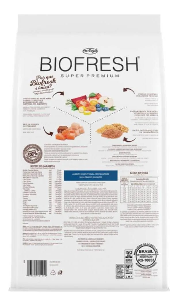 Biofresh Perro Cachorro Razas Gigantes 15 Kg