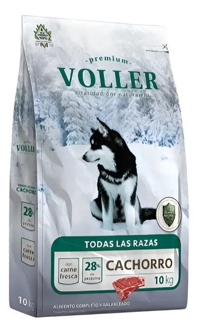 Voller Premium perro cachorro 10 Kg alimento seco empaque