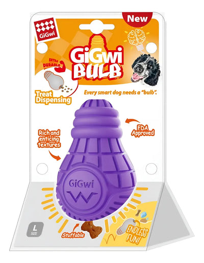 Gigwi Bulb dispensador de snacks tamaño L juguete interactivo perro