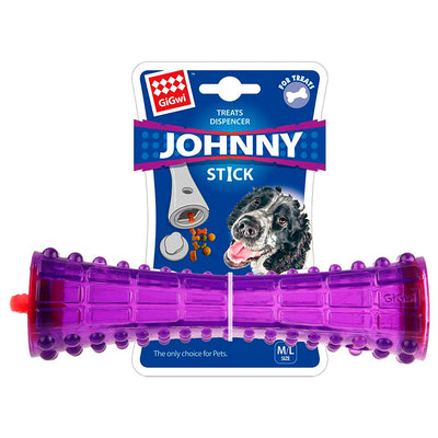 Gigwi Johnny Stick juguete masticable para perros tamaño M/L vista frontal