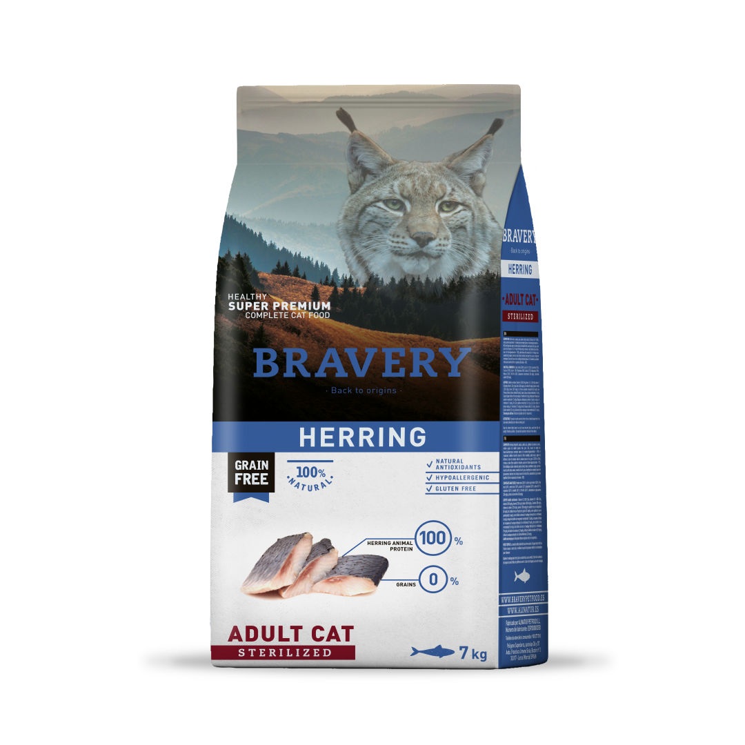 Bravery Herring Gato Adulto Esterilizado 7 Kg