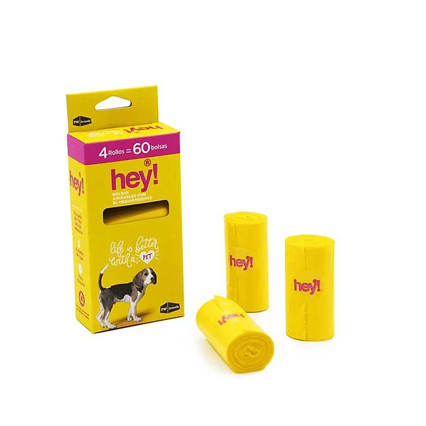 Hey! Pack 60 Bolsas Sanitarias