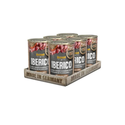Belcando cerdo ibérico garbanzos y arándanos lata 400 grs pack 6 unidades alimento húmedo perro