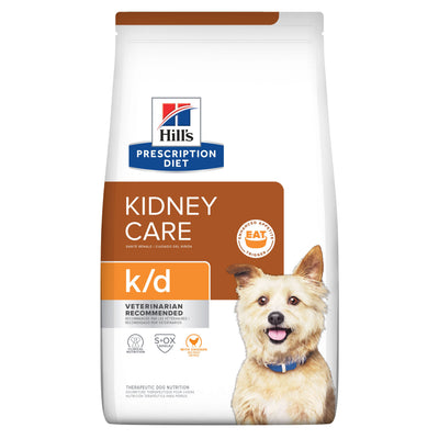 Hill's Prescription Diet perro k/d con pollo 1.5 Kg alimento renal empaque