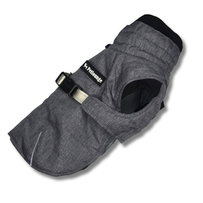 Pet Lounge parka Dry and Comfy gris perros y gatos vista frontal