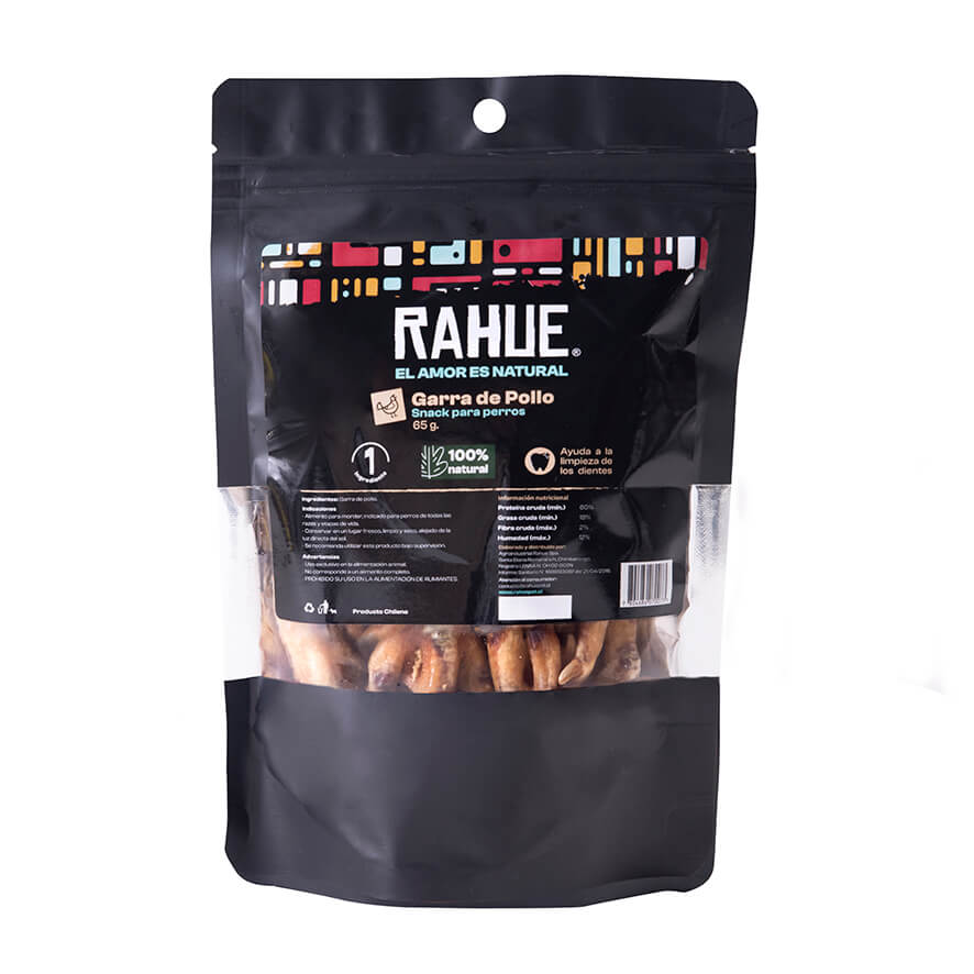 Rahue Garra de Pollo 65 grs. - Snack Perros