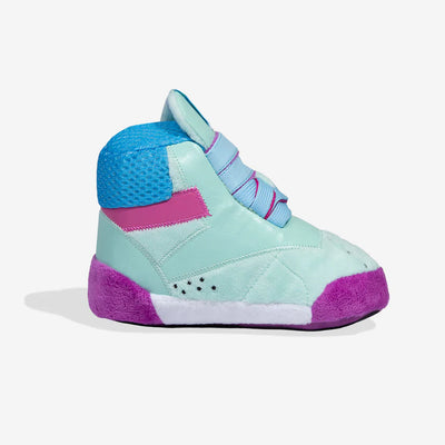 Reebok juguete peluche zapatilla celeste para perros y gatos vista frontal
