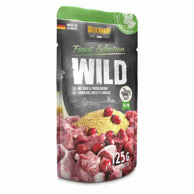 Belcando Finest Selection venado con mijo y arándanos pouch 125 grs alimento húmedo perro