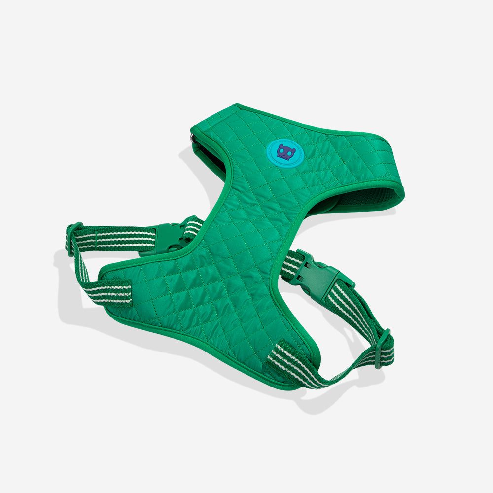 Zee Dog Arnés Air Mesh Velvet Vibes Vert, detalle del anillo trasero