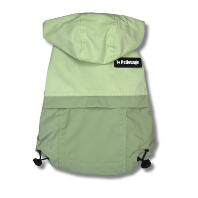 Pet Lounge cortaviento impermeable Hydrolite verde perros y gatos vista frontal