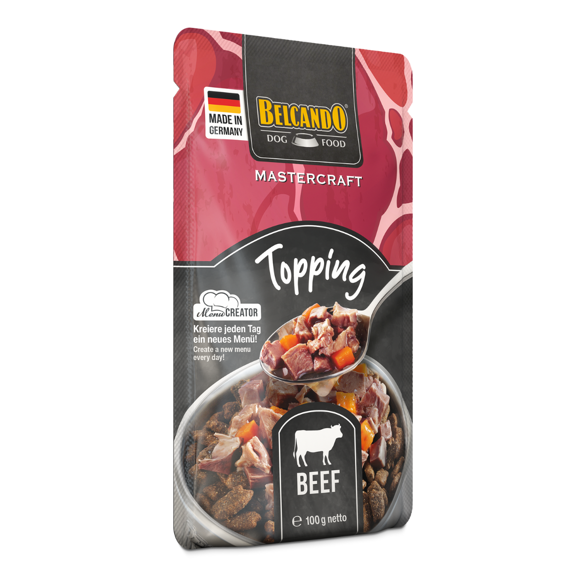 Belcando Perro Mastercraft Topping Ternera Pouch 100 Grs.