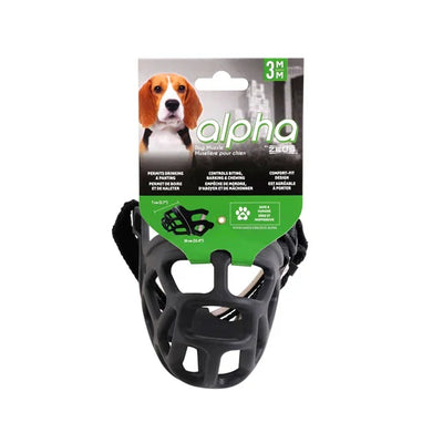 Zeus bozal Alpha perros talla 3M vista frontal