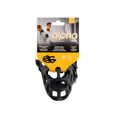 Zeus bozal Alpha perros talla 2S vista frontal