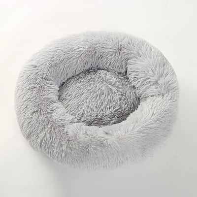 Wonder Dog cama antiestrés dona plush M 60 cm gris claro