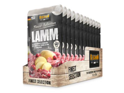 Belcando Finest Selection cordero y patatas con arándano display 12 unidades alimento húmedo perro
