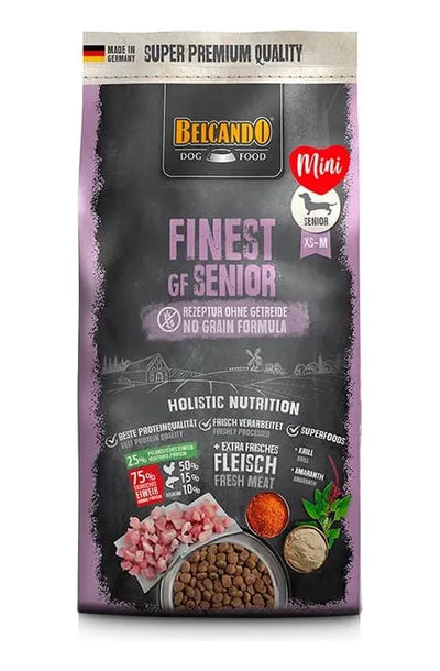 Belcando Finest GF Senior libre de granos 4 Kg alimento perros vista frontal