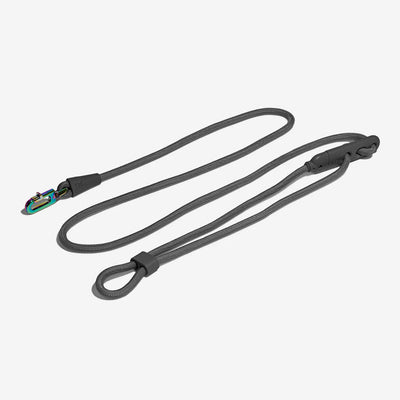 Zee Dog Titanium Grey correa handsfree para cachorros vista frontal
