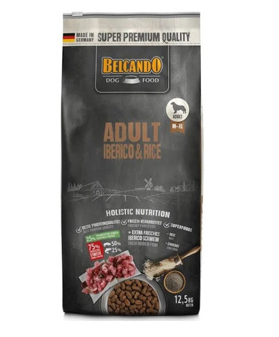 Belcando Adult Ibérico y Rice 12.5 Kg alimento para perros vista frontal