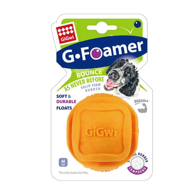 Gigwi G Bounce pelota naranja juguete para perros vista frontal