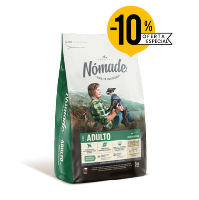 Nomade alimento seco perro adulto razas pequeñas 3 Kg empaque promocional