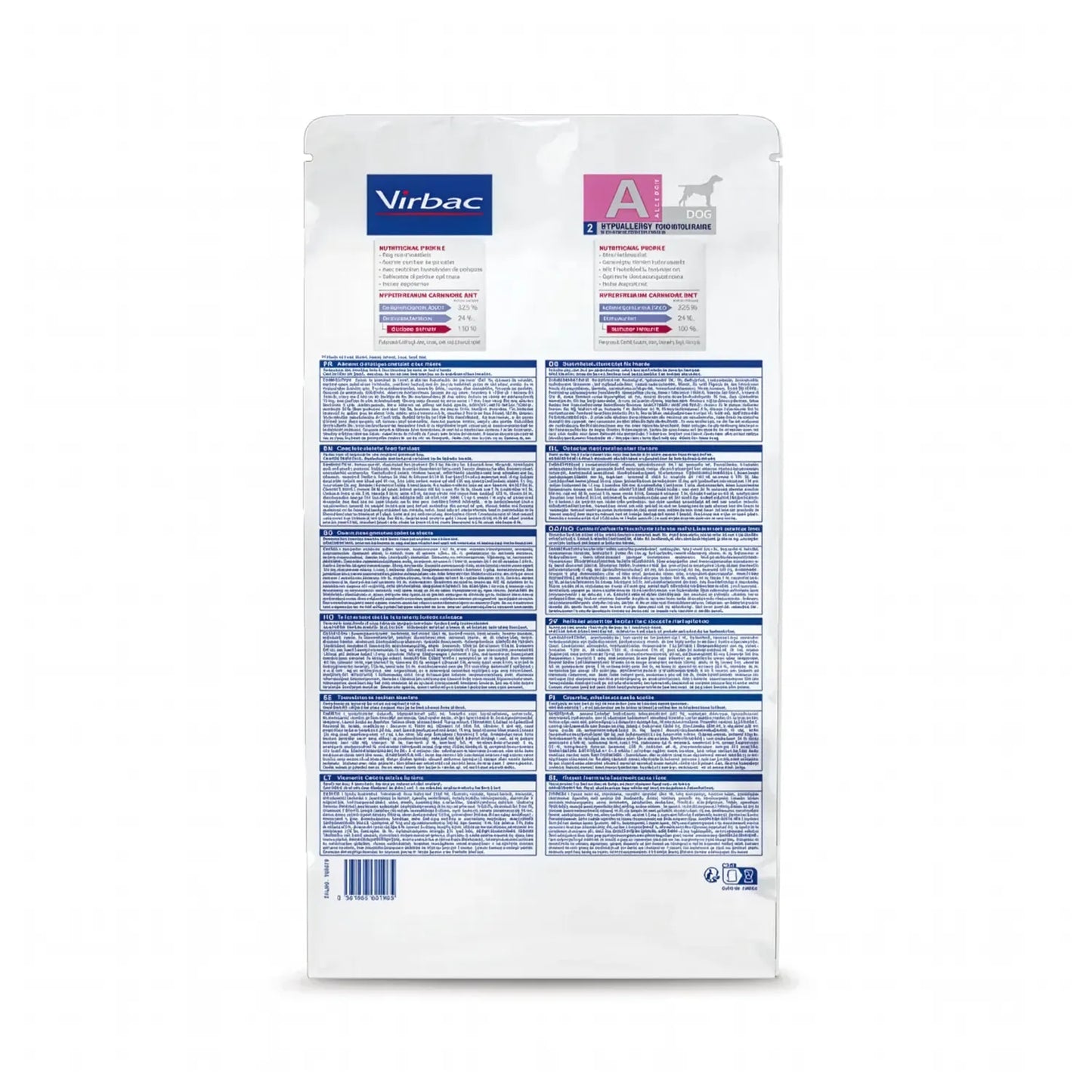Virbac Perro Veterinary HPM 2 Hypoallergy Food Intolerance 12 Kg