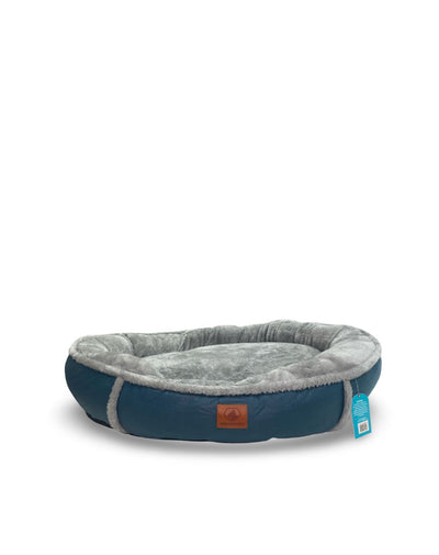 Wonder Dog cama circular acolchada azul talla M para perros