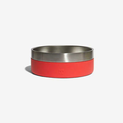 Zee Dog Tuff Bowl coral 1.2 litros plato para perro vista frontal