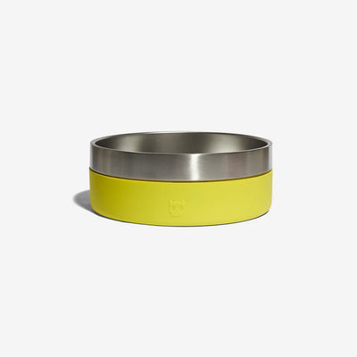 Zee Dog Tuff Bowl lime green verde limón 1.2 litros plato para perro vista frontal