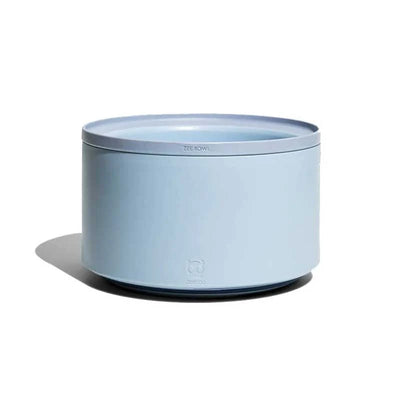 Zee Dog Bowl plato ajustable Soft Blue celeste para perro vista frontal