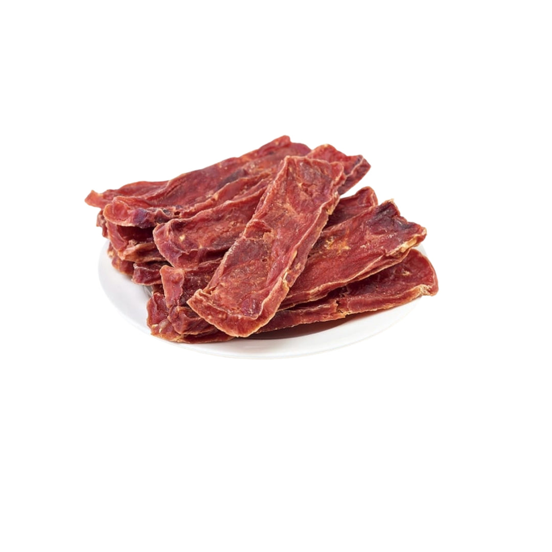 Wanpy Venison Jerky detalle del snack