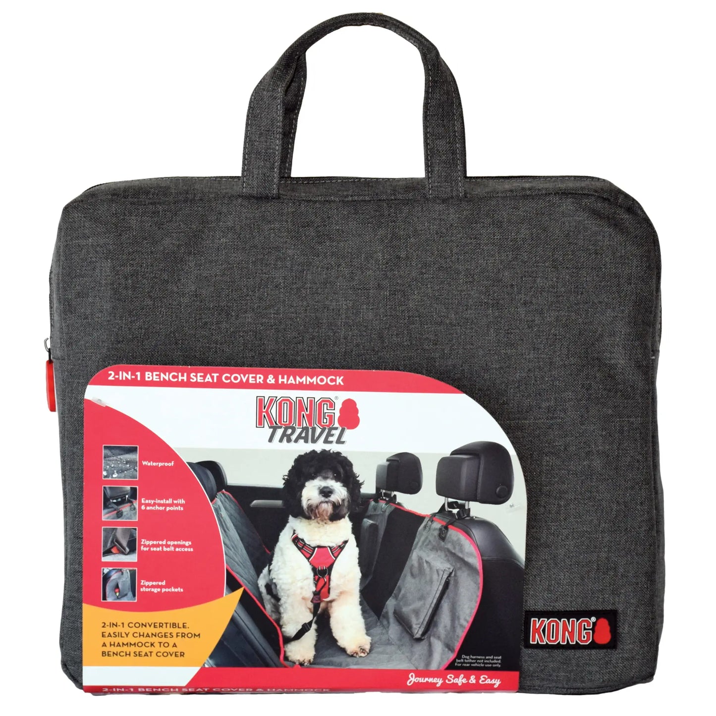 KONG Car Seat Cover & Hammock Protector de Asiento para Perros