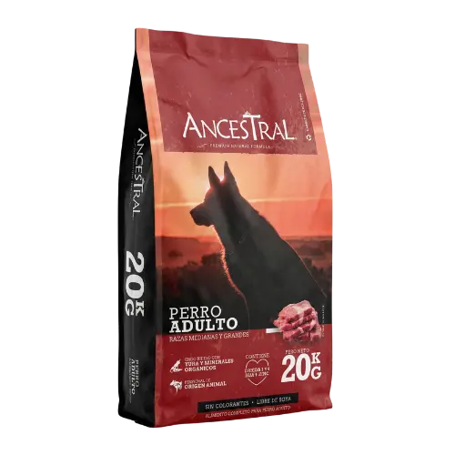Ancestral Adulto Razas Medianas y Grandes 20 Kg Alimento para Perros