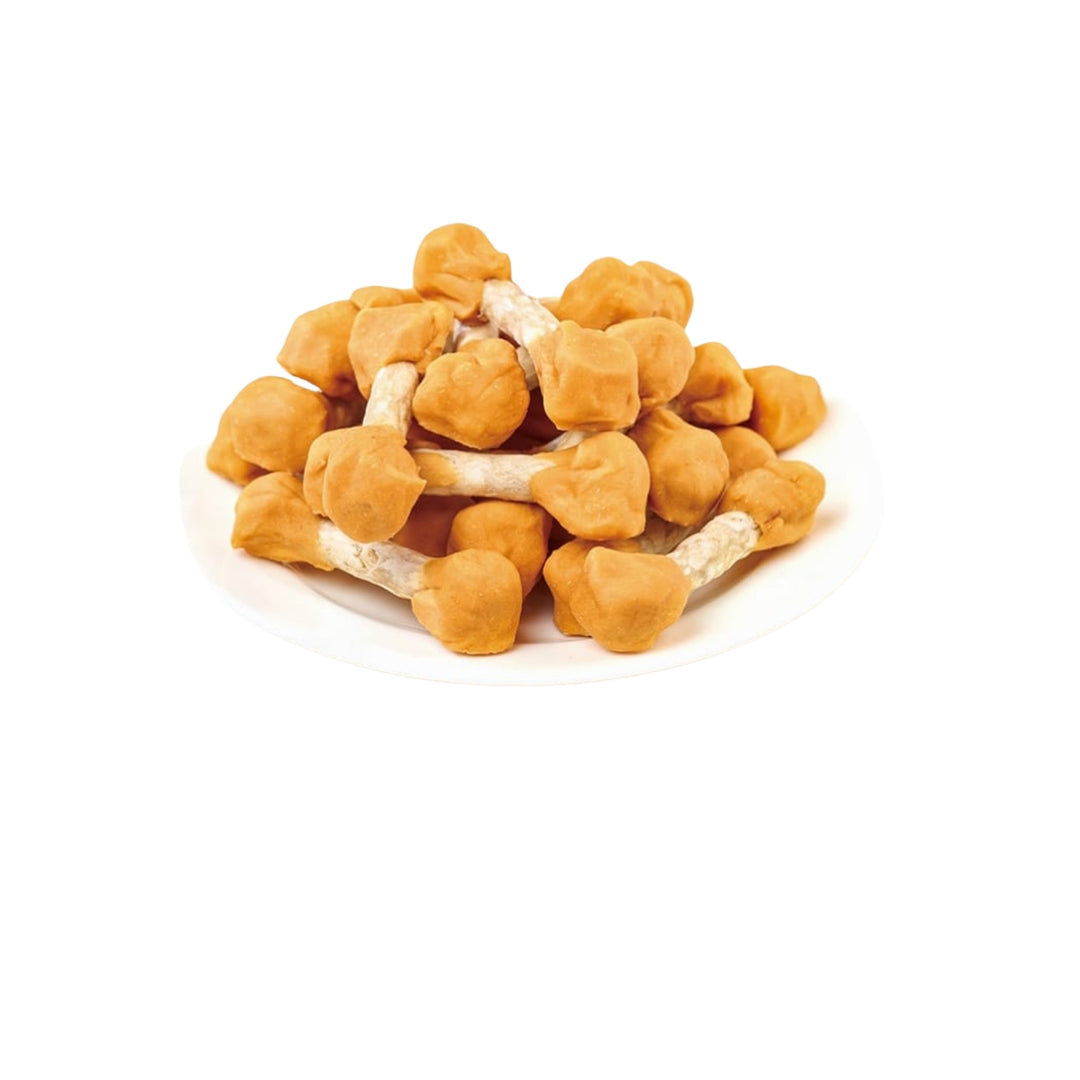 Wanpy Jerky Chicken Dumbells detalle del snack