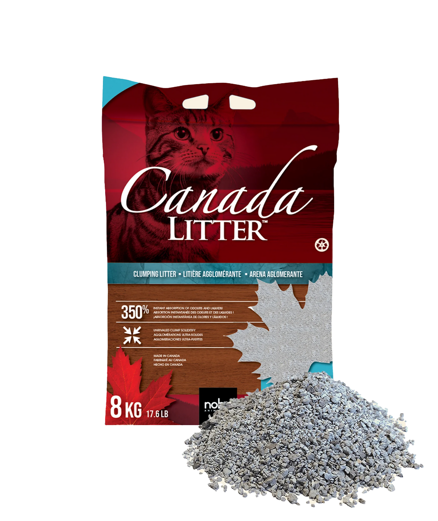 Arena PREMIUM Canada Litter Talco Bebé 8 Kg
