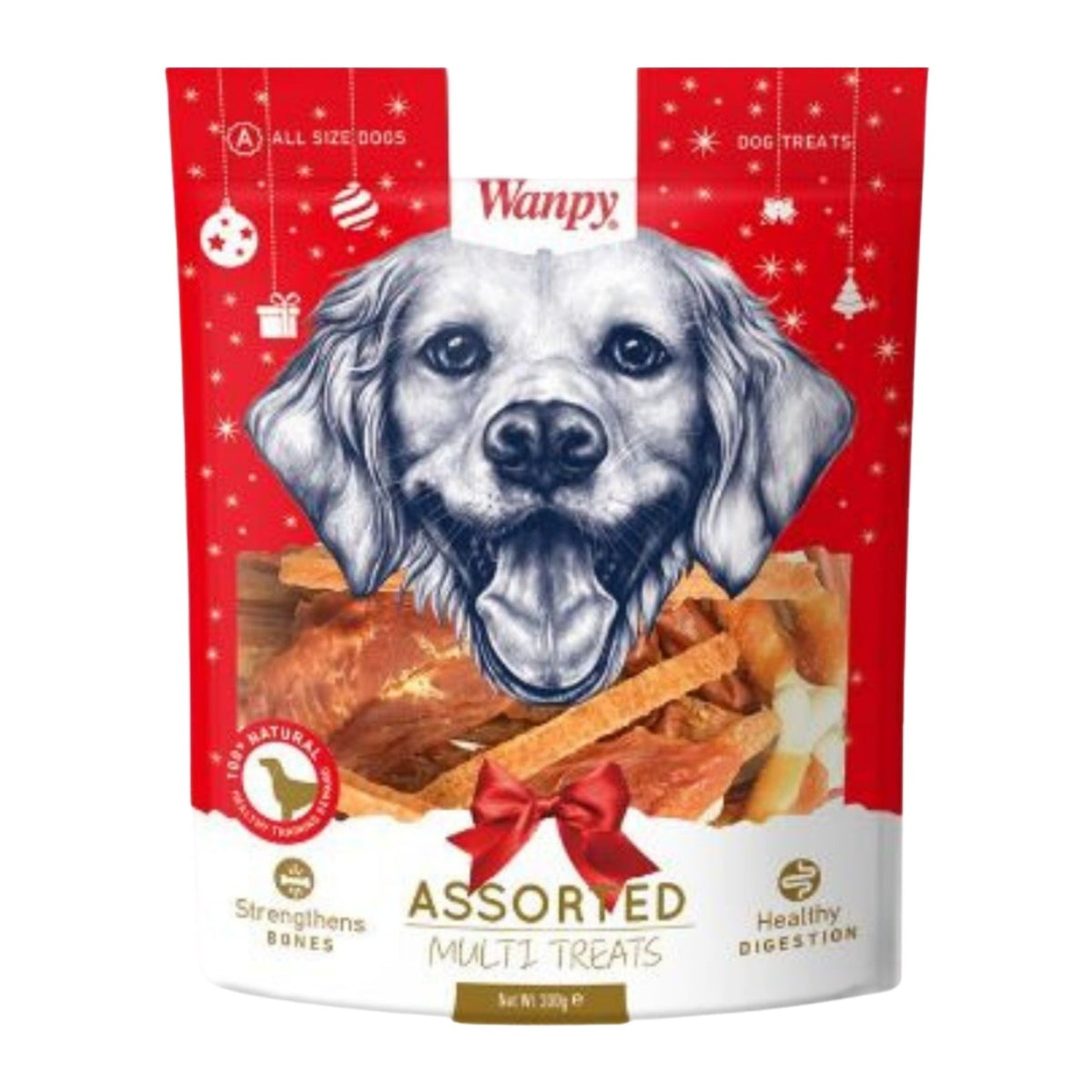 Wanpy Jerky Assorted Multi Treats mix 300 g snack perros empaque