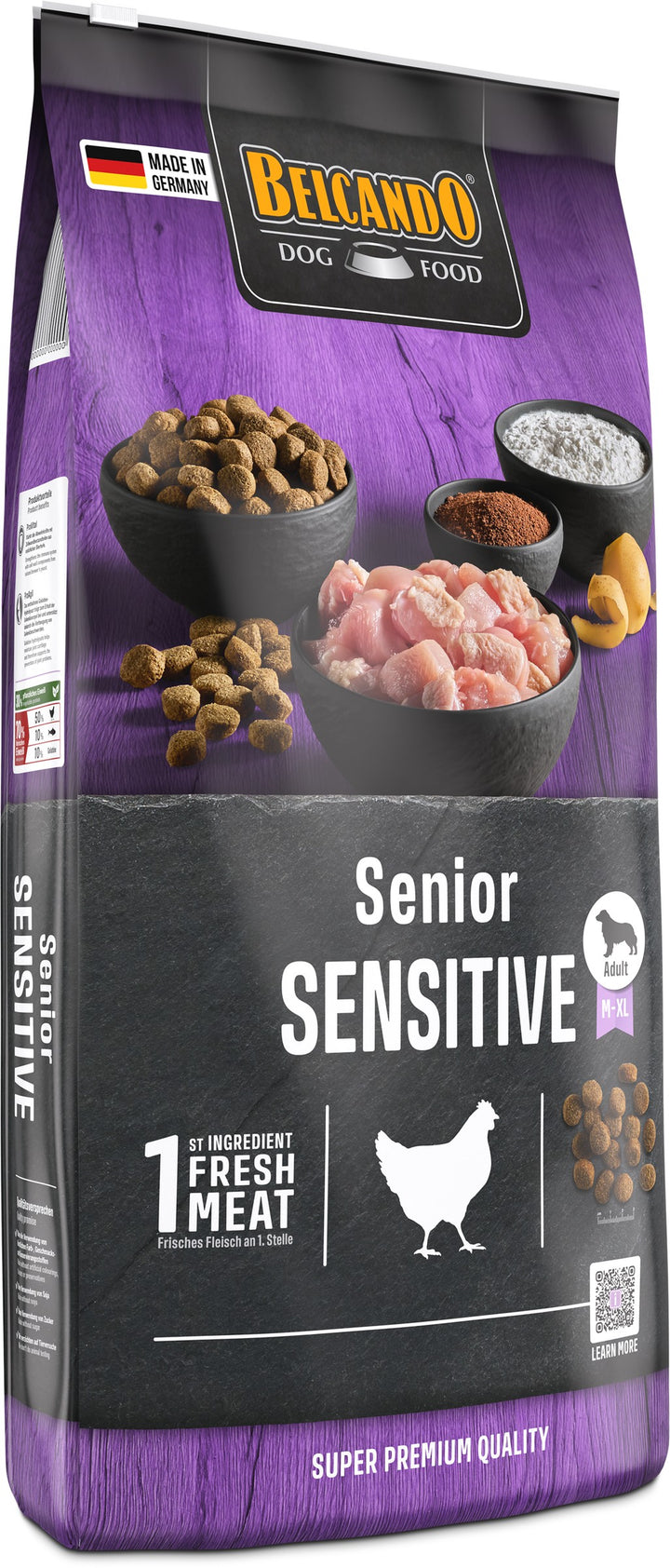 Belcando Senior Sensitive 12.5 kg saco vista lateral