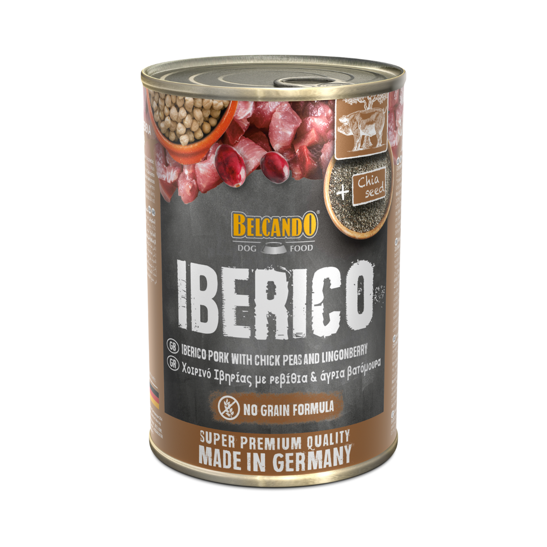 Belcando cerdo ibérico garbanzos y arándanos lata 400 grs alimento húmedo perro