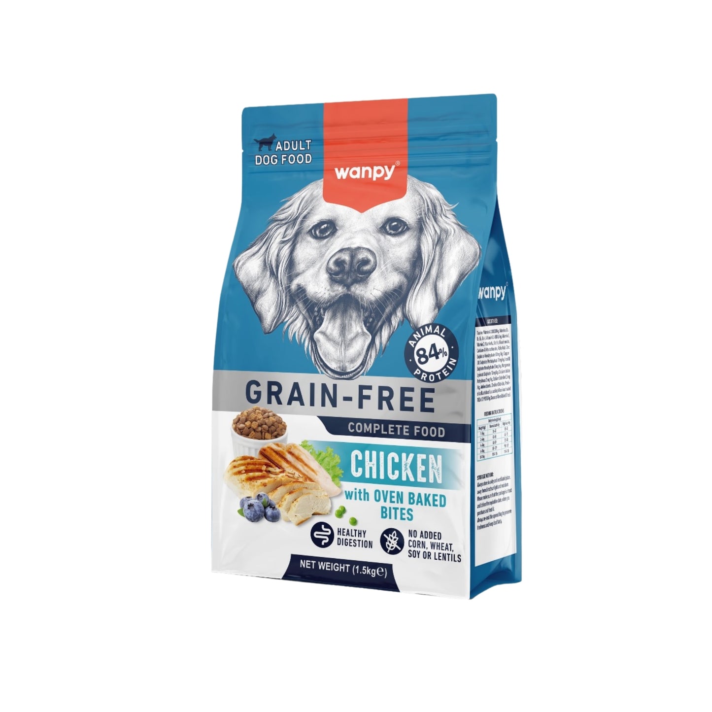 Wanpy Perro Adulto Grain Free Pollo 1.5 Kg