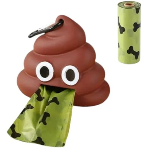 Wonder Dog Dispensador de Bolsitas Higiénicas Emoji