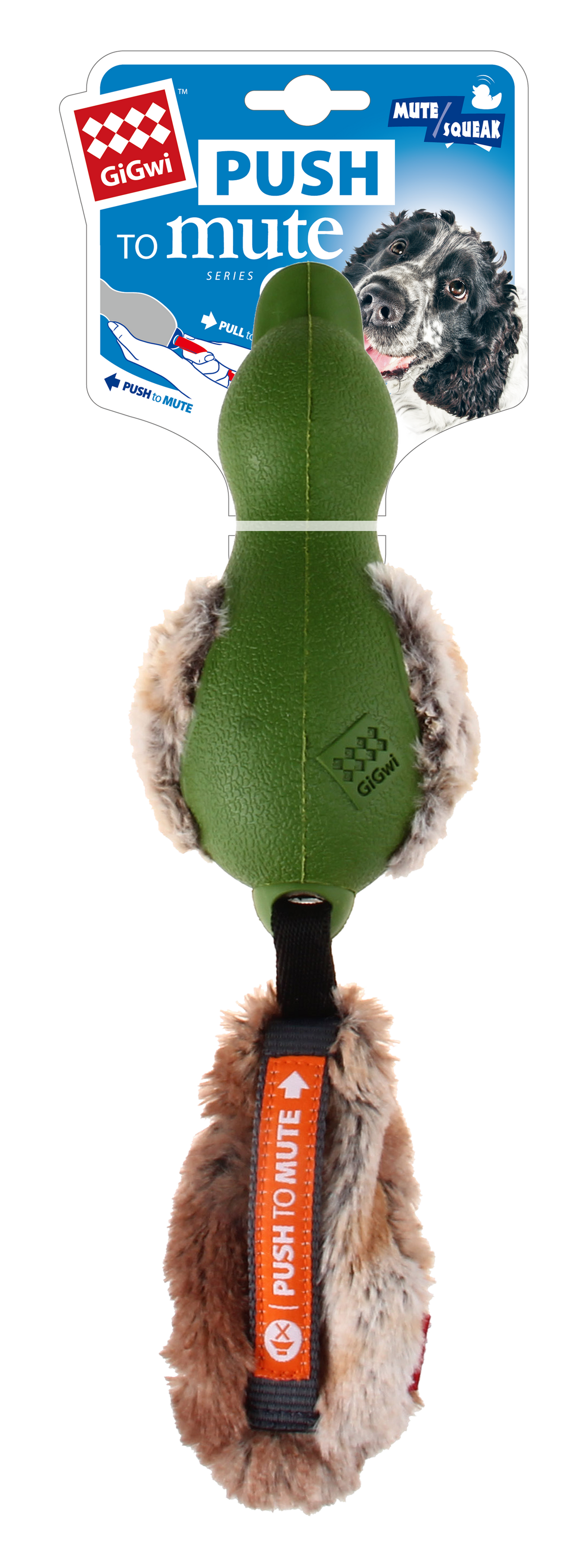 Gigwi Push to Mute Duck Green M/L