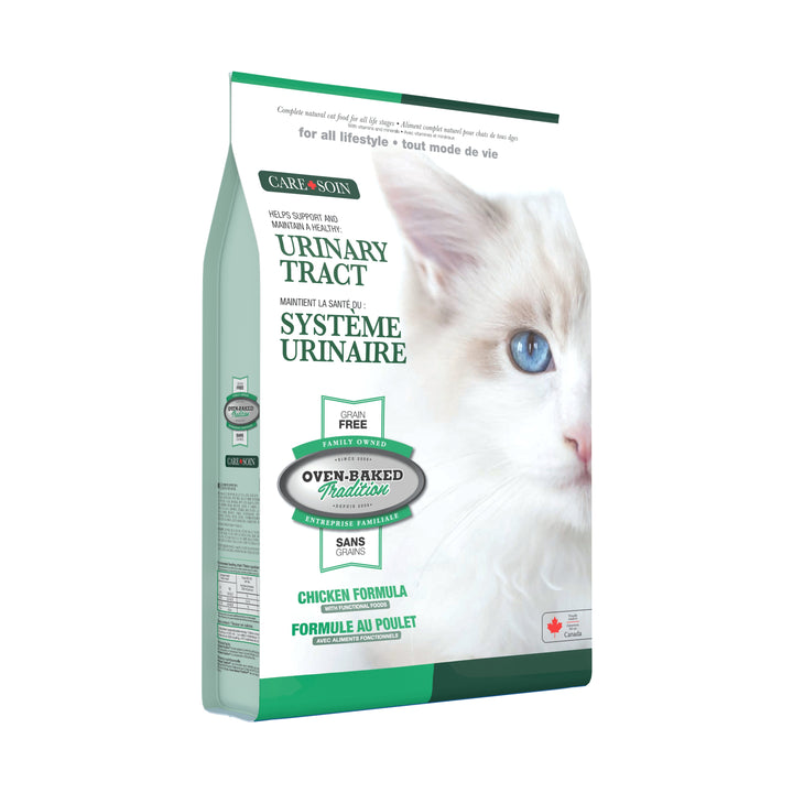 Oven Baked Tradition CARE gato adulto urinary tract empaque lateral izquierdo